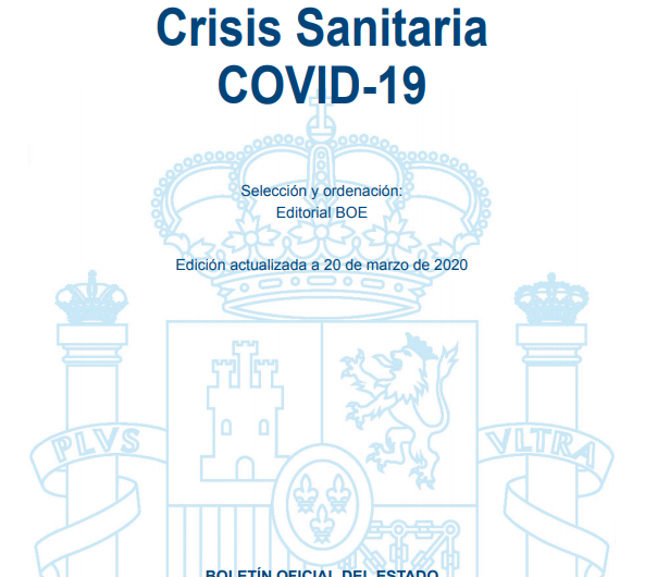 Código de normativa estatal y autonómica sobre coronavirus (COVID-19) a 27-10-2020