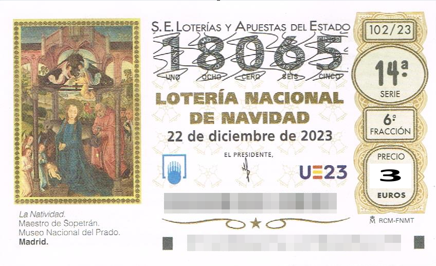 Lotería de Navidad 2023 para todos los afiliados del SIP